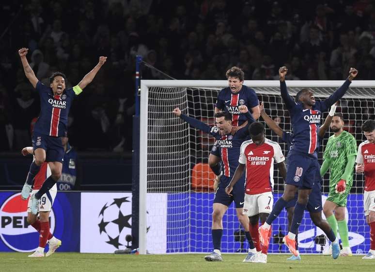 PSG elimina o Arsenal