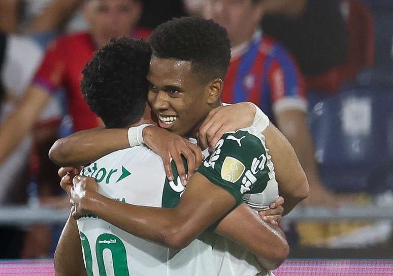 Estêvão, atacante do Palmeiras 