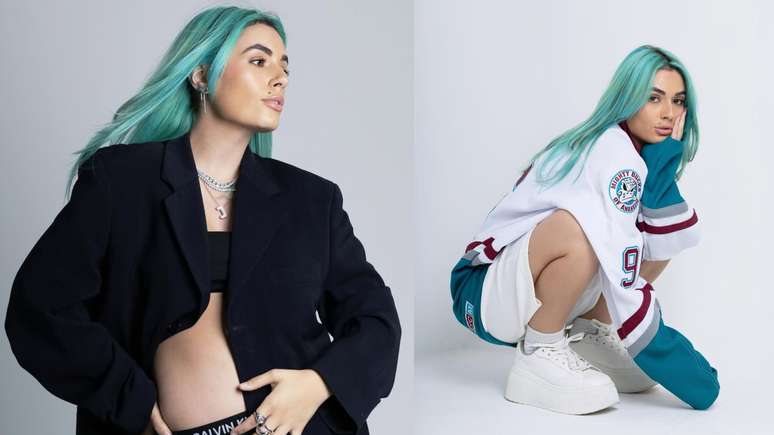 Jully Molinna fala sobre os cuidados que tem com o cabelo colorido