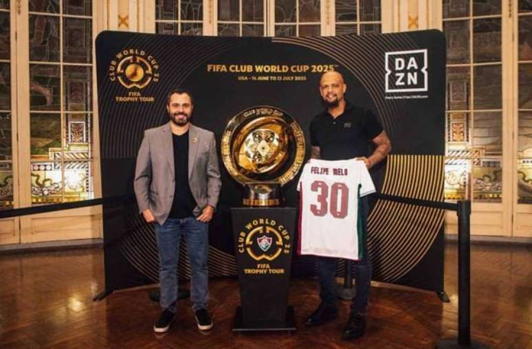 Felipe Melo relembra grandes momentos com a camisa do Fluminense – Fotos: Lucas Merçon/FFC