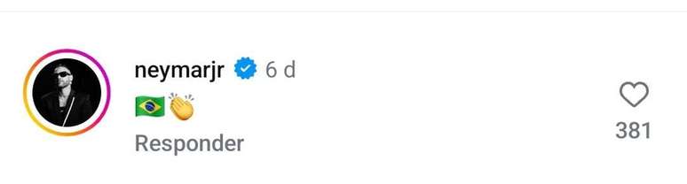Neymar comenta foto de Marina Ruy Barbosa &mdash;