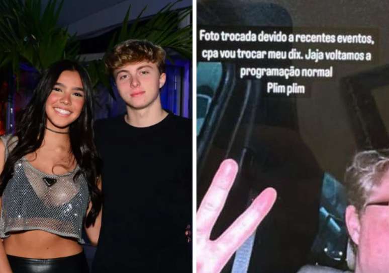 Duda Guerra e Benício Huck | Suposta postagem de Benício
