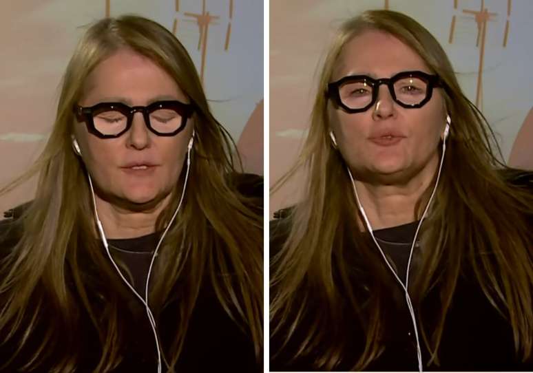 Ilze Scamparini se emociona no anúncio do novo papa