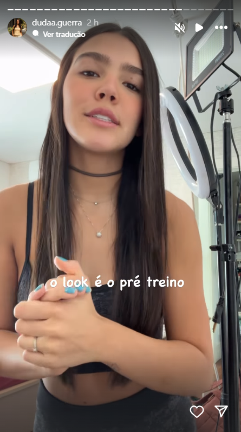 Duda Guerra volta a usar aliança 