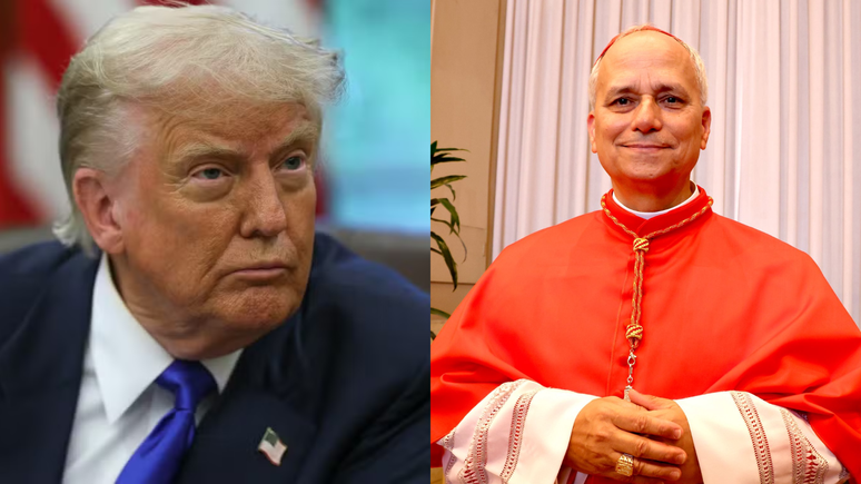 Donald Trump celebra anúncio do papa Leão XIV, o primeiro pontífice dos Estados Unidos: