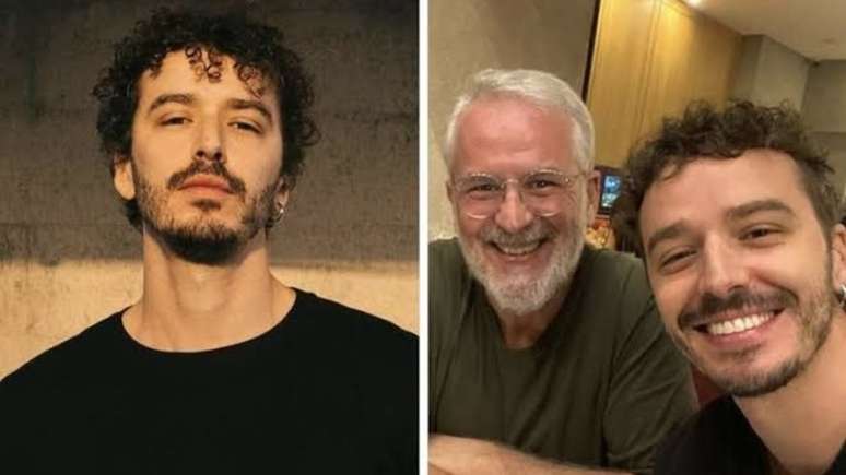 Gabriel Stauffer e o pai, Sérgio Wesley