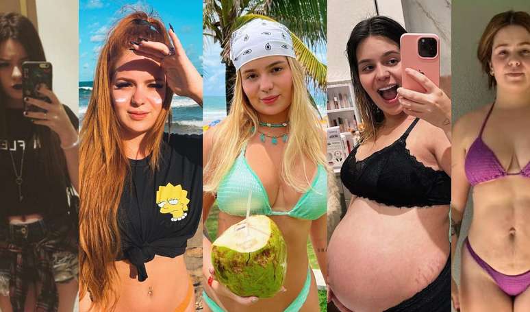Antes e depois de Viih Tube: veja como influenciadora mudou seu corpo e aparência ao longo dos 12 anos de carreira.