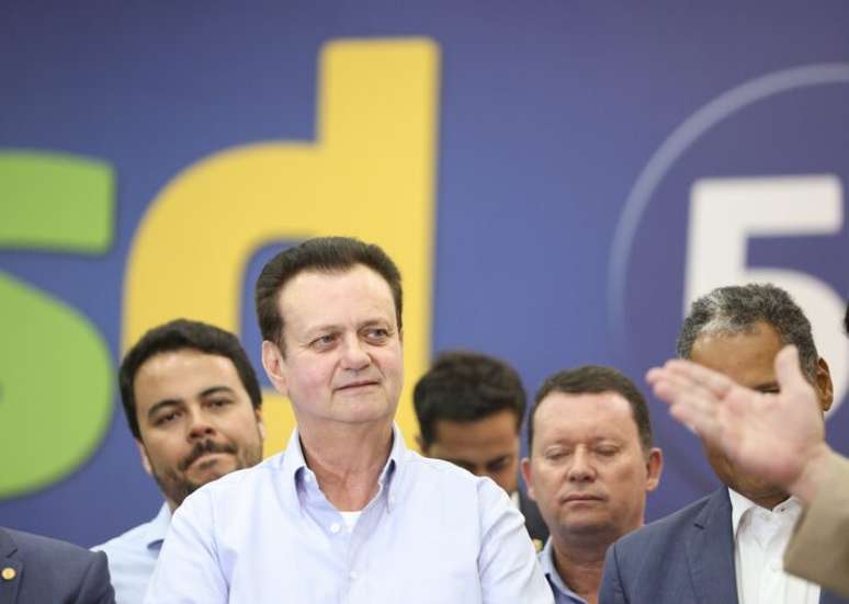 Gilberto Kassab, durante evento de filiação de Eduardo Leite ao PSD
