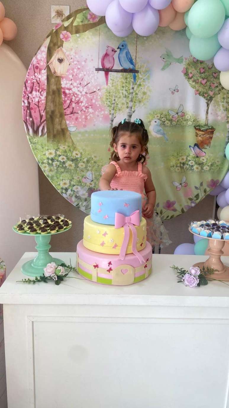 Fiorella em sua festa de anivers&aacute;rio de dois anos, em setembro de 2024