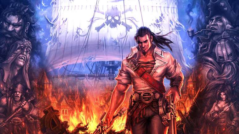 Captain Blood enfim zarpa, mas naufraga nos próprios tropeços