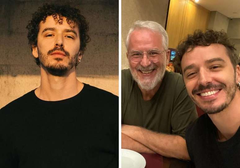Gabriel Stauffer | Gabriel e seu pai, Sérgio