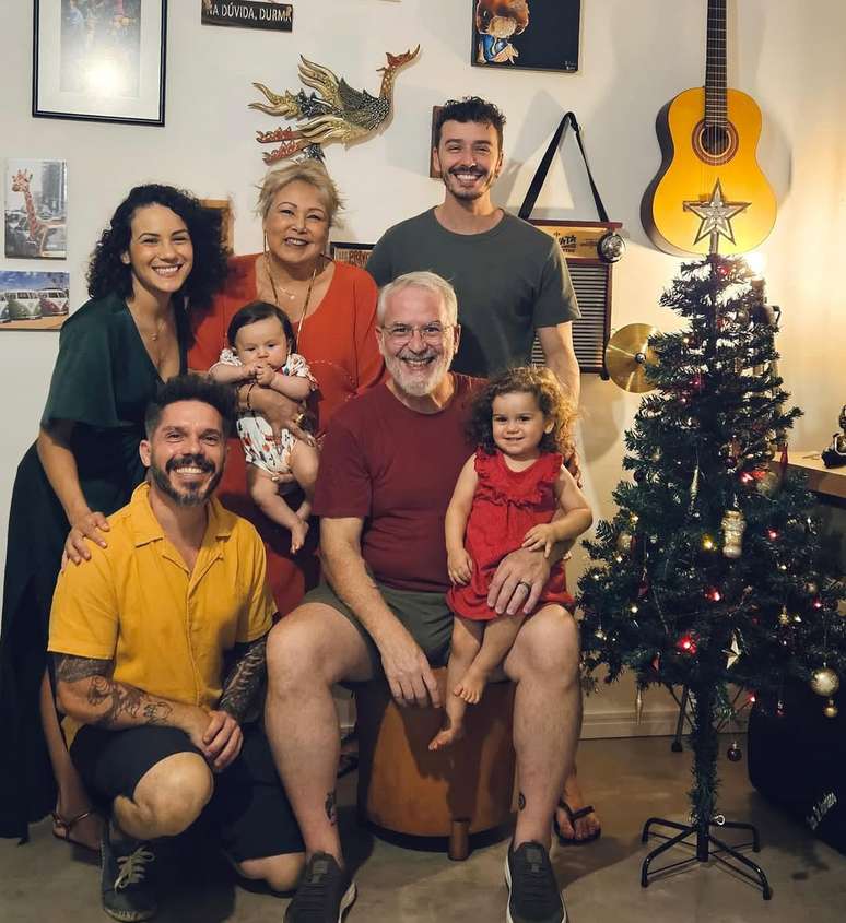 Gabriel Stauffer e sua família