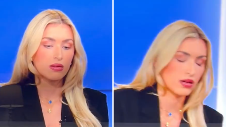Comentarista política desmaia durante programa de TV