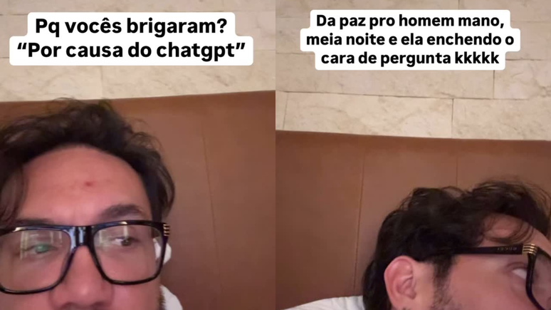Eliezer compartilha discussão com Viih Tube nas redes sociais