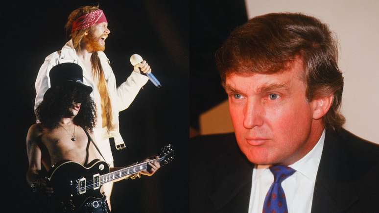Gunnaí N 'Roses agus Donald Trump sna 1990í