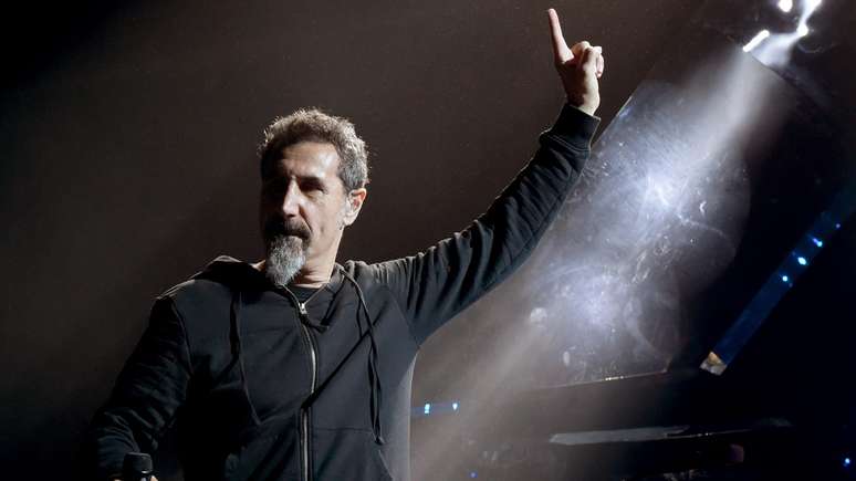 Serj Tankian, vocalista do System of a Down, em 2018 -