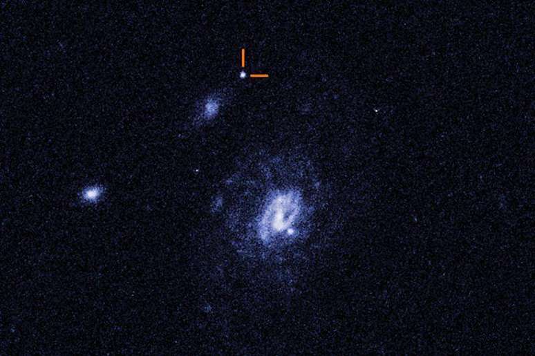 O Telescópio Espacial Hubble detectou o rápido brilho de um LFBot em 2023, que recebeu a designação AT2023fhn – o Tentilhão ('finch', em inglês)