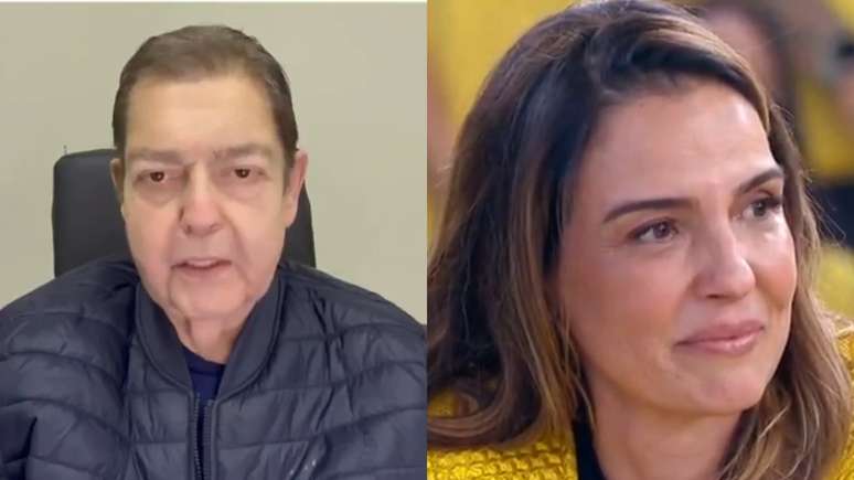 Faustão se declarou para a esposa no SBT