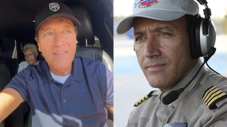 Comandante Hamilton se transformou em motorista de aplicativo para uma ação no Dia das Mães