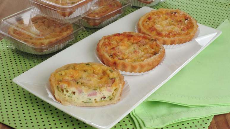 Miniquiche de queijo -Foto: Stela Handa