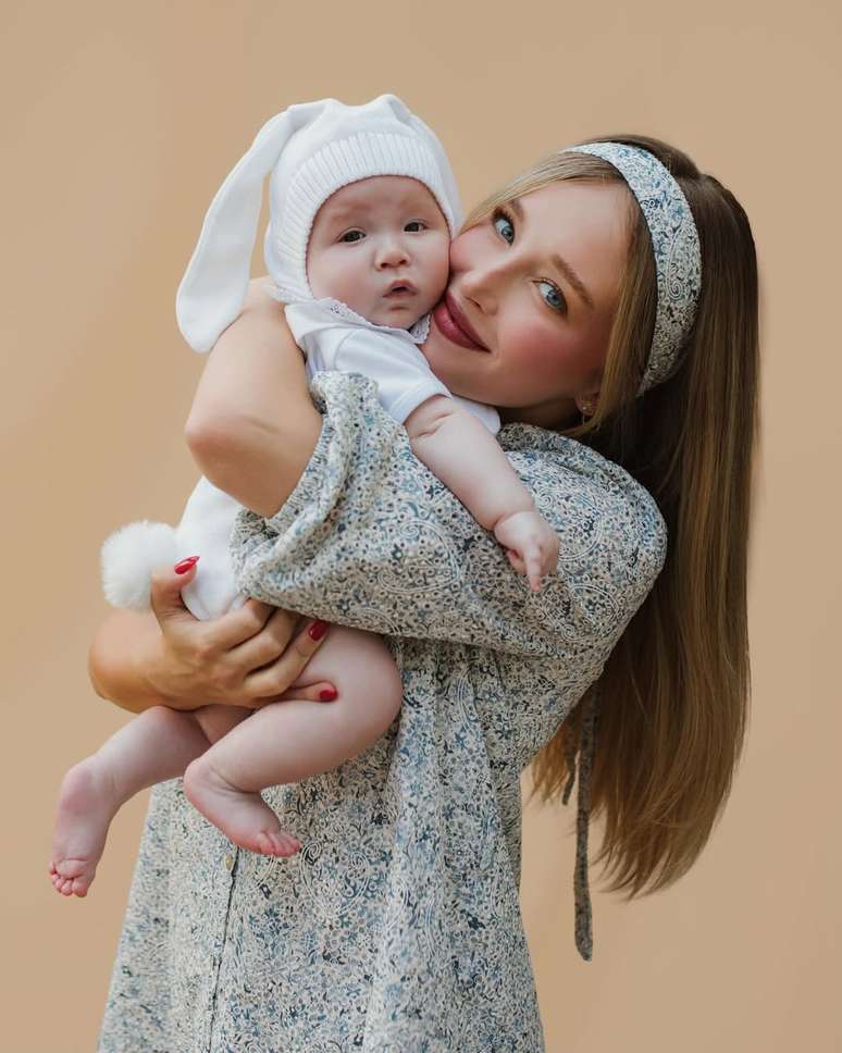Duda Reis and daughter, Aurora Duda Reis and daughter, Aurora
