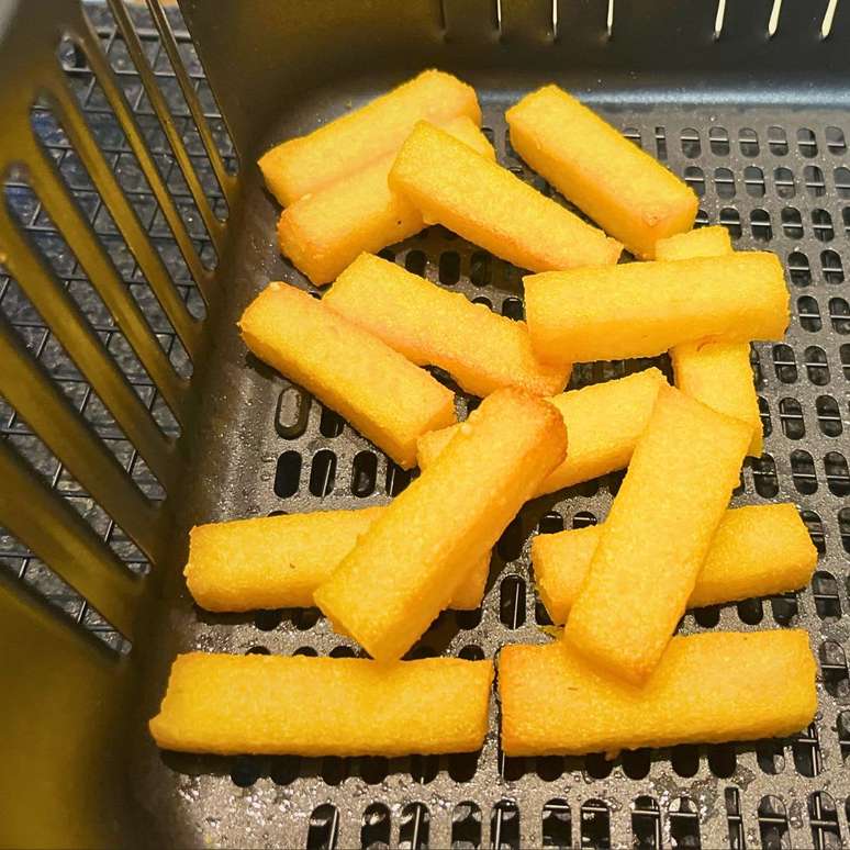Polenta without frying: at Airfryer, crunchy and gold Polenta without frying: at Airfryer, crunchy and gold
