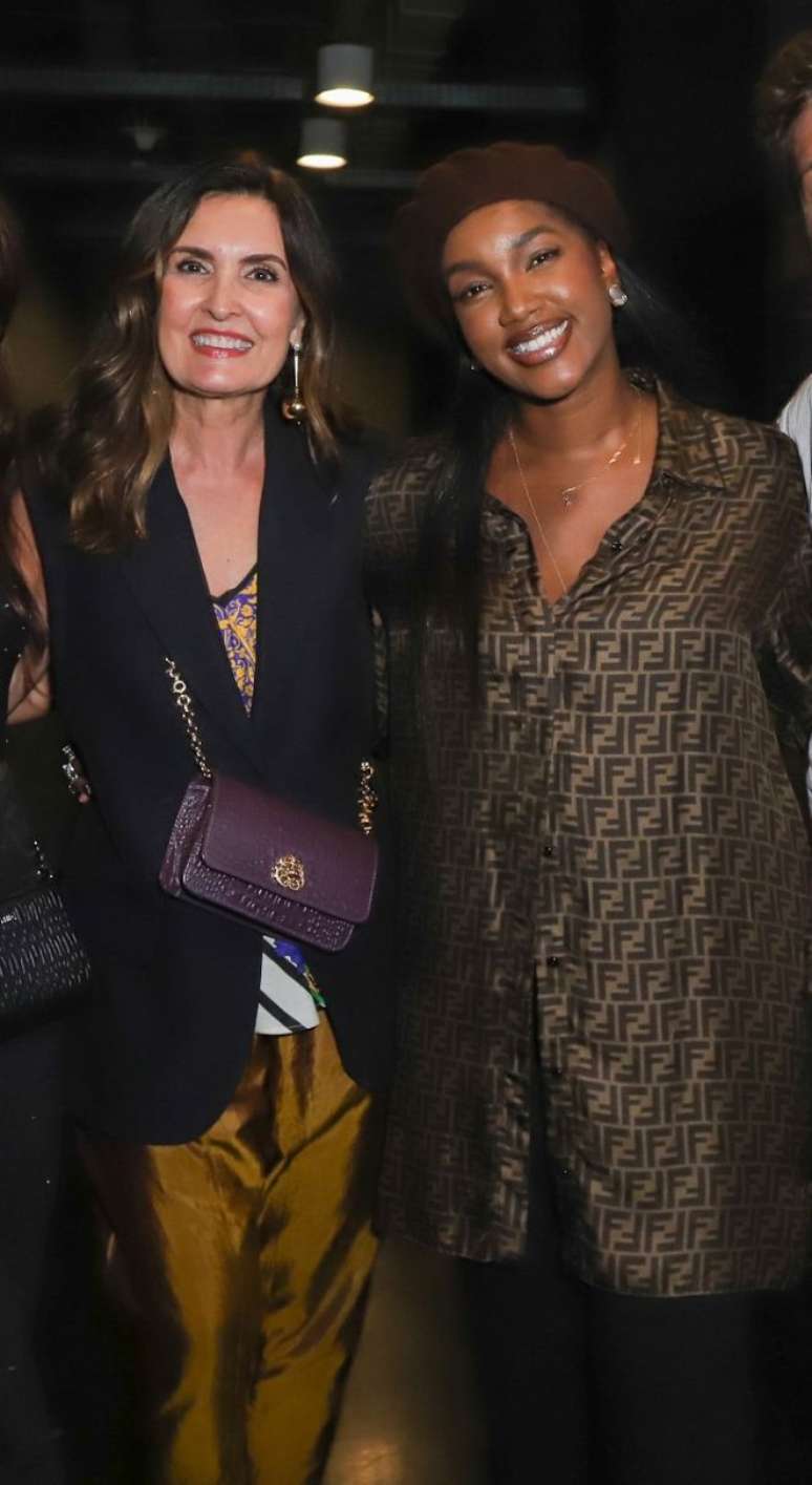 Fátima Bernardes e Iza 
