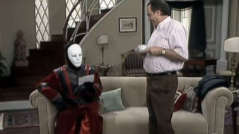 O mascarado em A Viagem