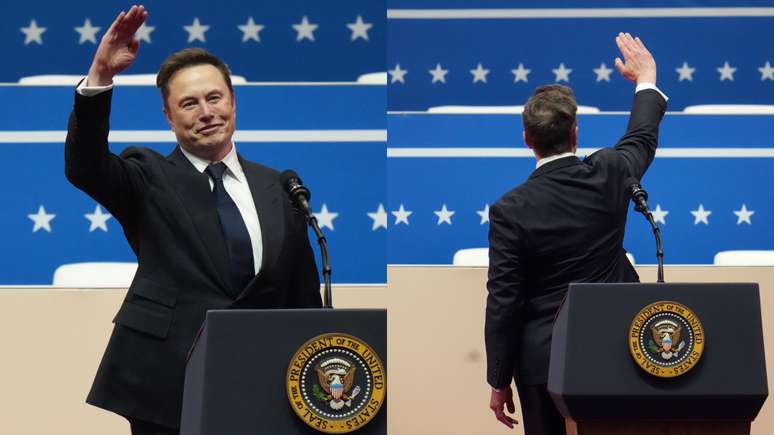 Elon Musk faz gesto nazista durante discurso 