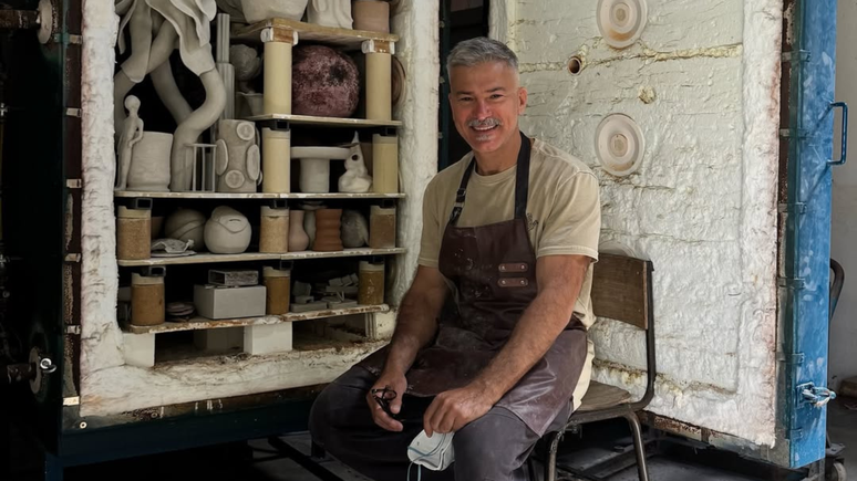 Leonardo Vieira virou ceramista em Portugal