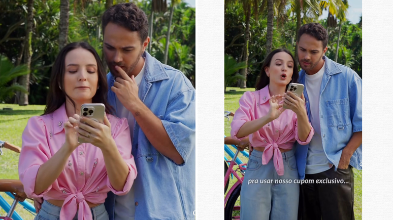 Larissa Manoela e André Luiz Frambach 