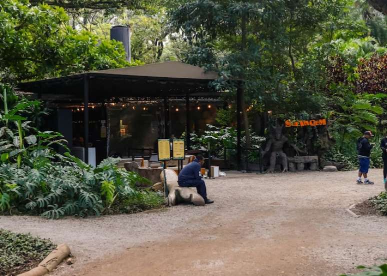 Restaurantes foram constru&iacute;dos dentro do Ibirapuera ap&oacute;s concess&atilde;o.
