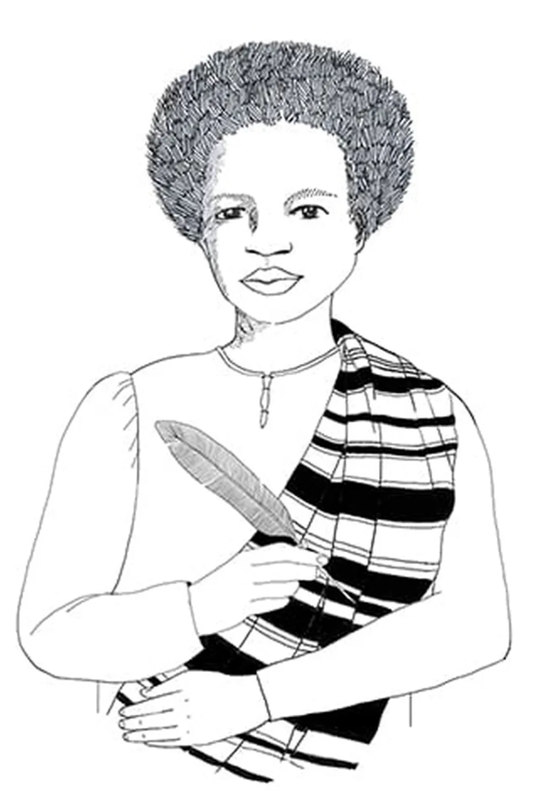 Imagem criada pelo dossiê que a OAB organizou para conceder a Esperança Garcia o reconhecimento como primeira advogada brasileira. Imagem divulgada na época para a imprensa.
