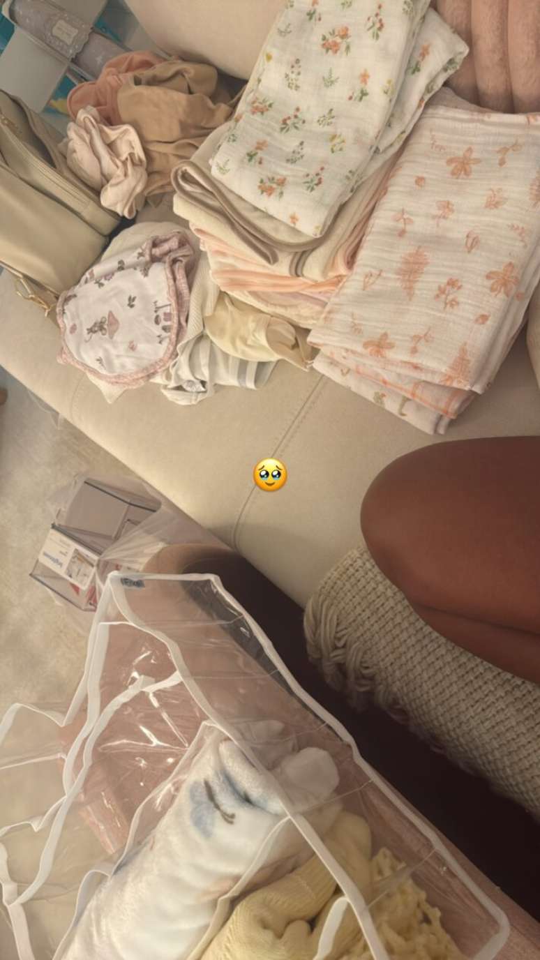 Brunna Gonçalves mostrou detalhes do enxoval de Zuri