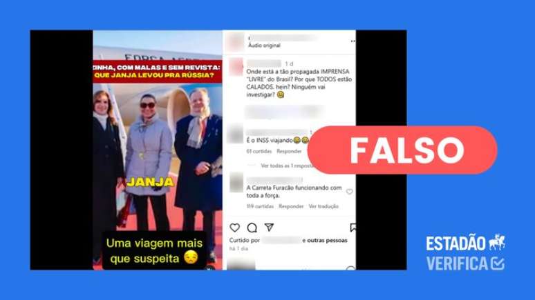 Captura de tela da postagem verificada