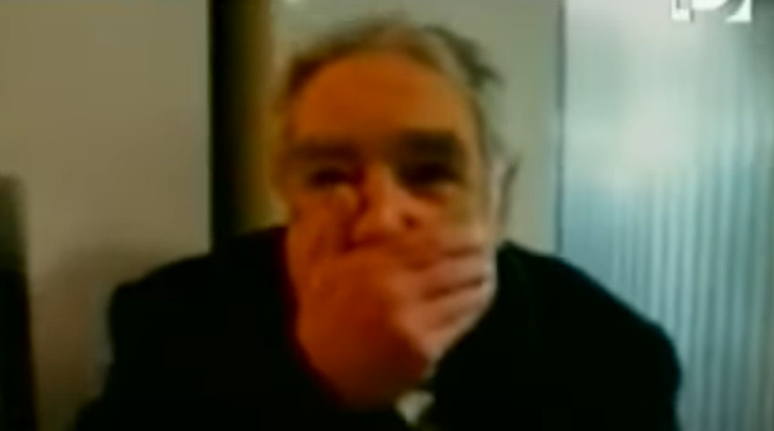 Mujica mientras habla de FIFA