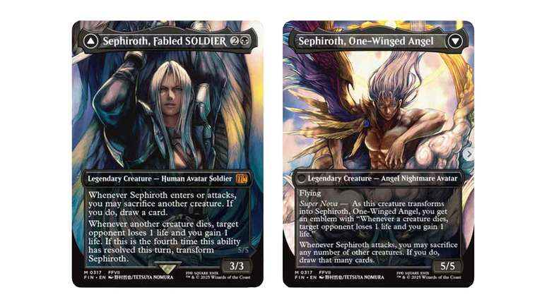 Cartas de Sephiroth em Magic: The Gathering
