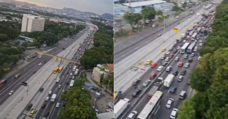 PM sobrevoa vias expressas durante operação que terminou com traficante morto no RJ