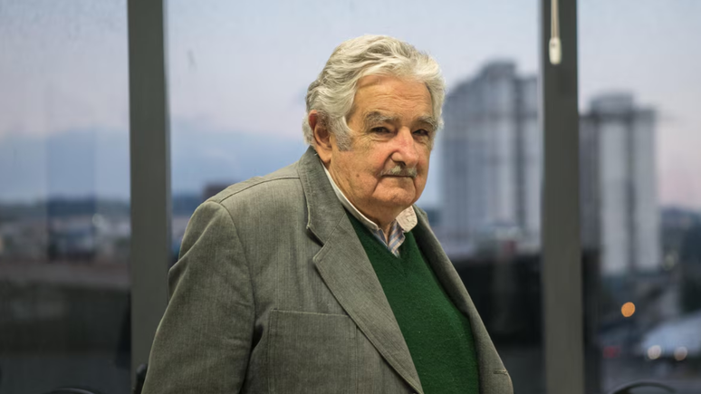 Mujica visitando Brasil, en 2015