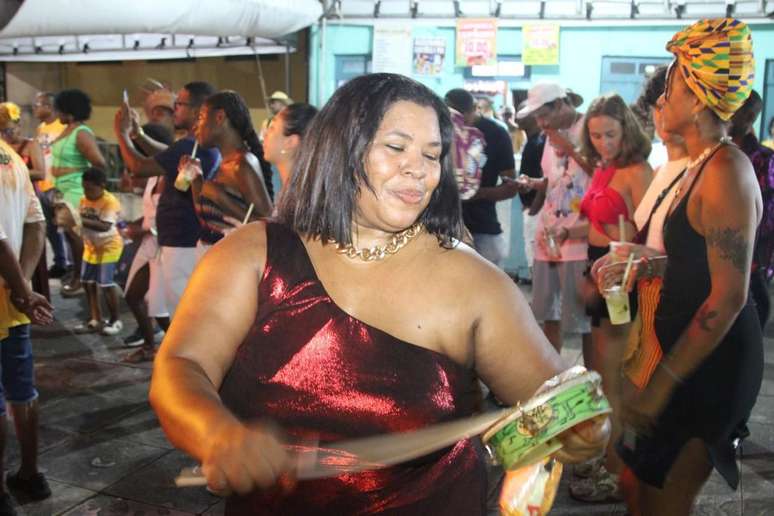 Renata Viana Rodrigues, presidente da Liga do Samba Junino. Se é da periferia, não tem como não se envolver.