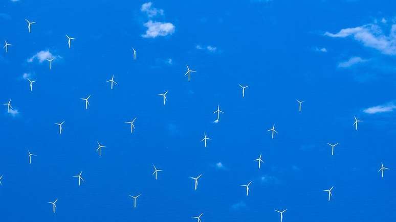 O 'rastro' de vento causado pelas turbinas e&oacute;licas pode se estender por mais de 100 km, dependendo das condi&ccedil;&otilde;es meteorol&oacute;gicas