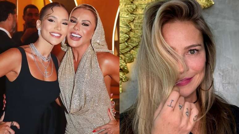 Virginia Fonseca, Poliana Rocha e Luana Piovani