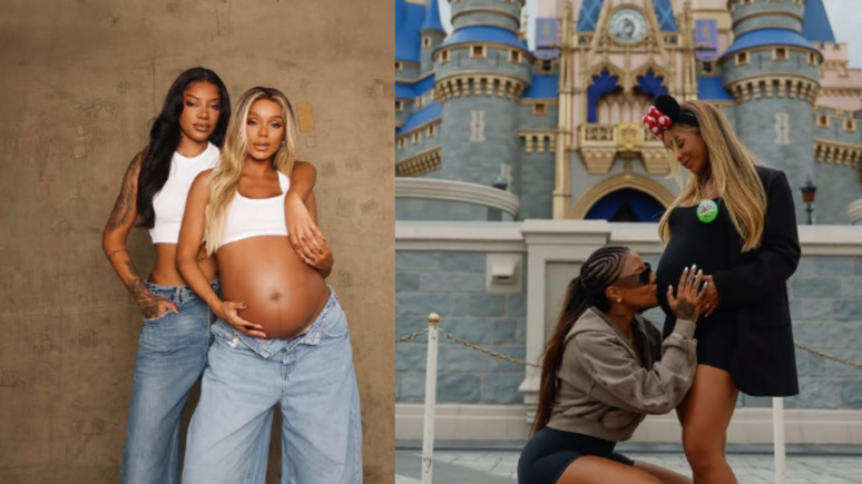 Famosos celebram nascimento de Zuri, primeira filha de Ludmilla e Brunna Gonçalves