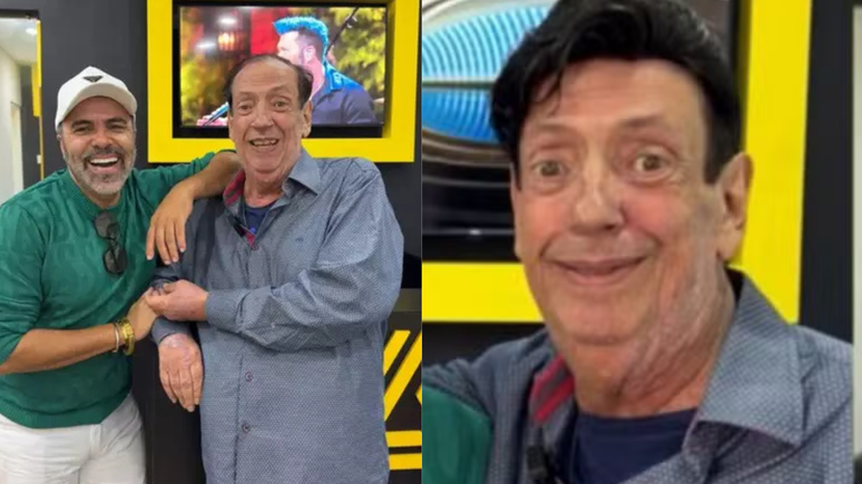 Antes e depois do ator Marcos Oliveira