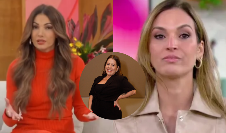 Tati Machado: após morte de filho da jornalista, Patrícia Poeta dedica programa à colega e Talitha Morete chora ao falar do caso.