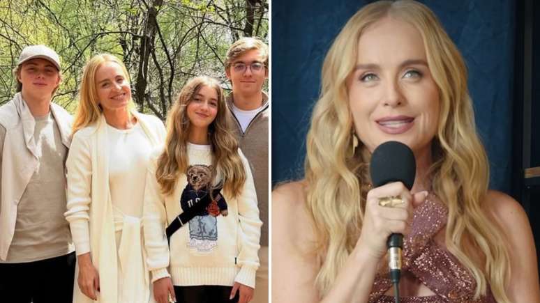 Angélica dos três filhos adolescentes e dos pais idosos