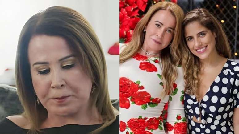 Zilu foi consolada pela filha após anunciar a morte de seu cachorro de estimação