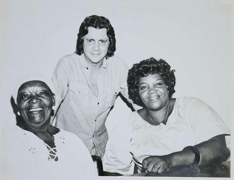 Sidney Miller com Clementina de Jesus e Dona Ivone Lara