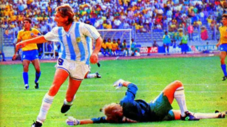Caniggia obtuvo un gol que eliminó a Brasil de la Copa Mundial de 1990