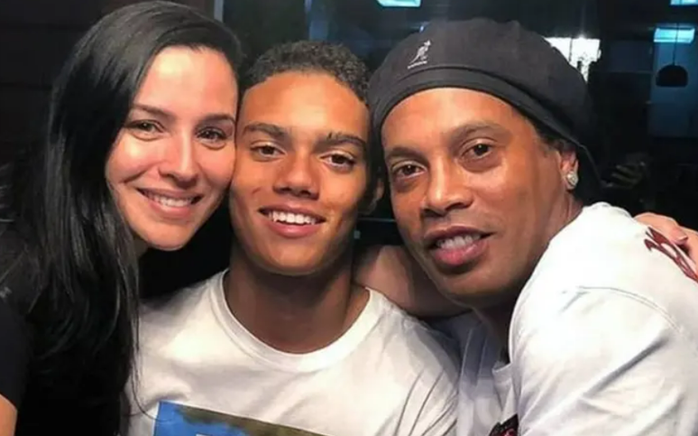 Janaína Mendes, la madre de João Mendes y Ronaldinho Gaúcho